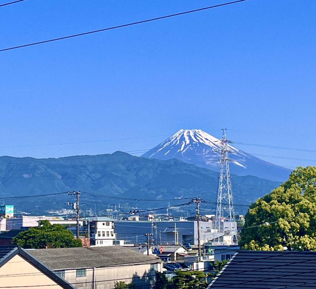 少し前の富士山🗻